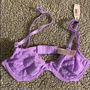 Victoria’s Secret purple bra.